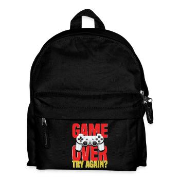 Spielende Controller Motiv - Kinder Rucksack - Schwarz - Vorne