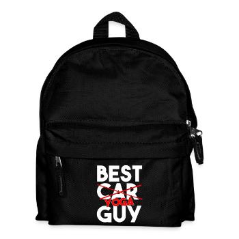 Best Yoga Guy Funny Male Yogi Workout Shirt - Kids' Backpack - black - Front