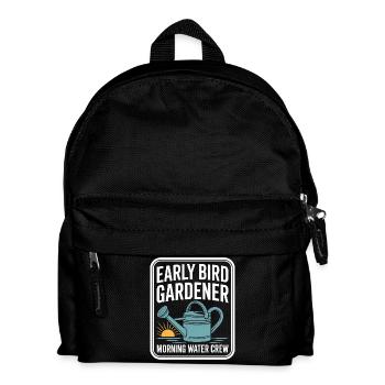 Early Bird Gardener Morning Water Crew - Kids' Backpack - black - Front