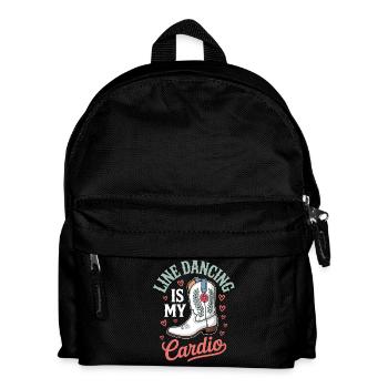 Line Dancing Sayings Funny Line Dance Gift - Kids' Backpack - black - Front