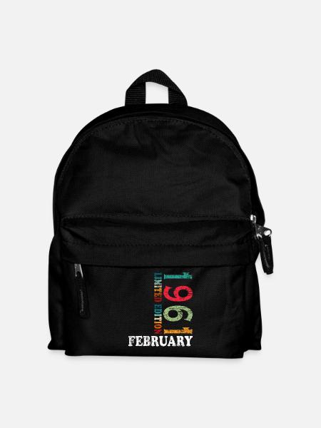 65e anniversaire février 1961 Millésime Millésime - Sac à dos Enfant - noir