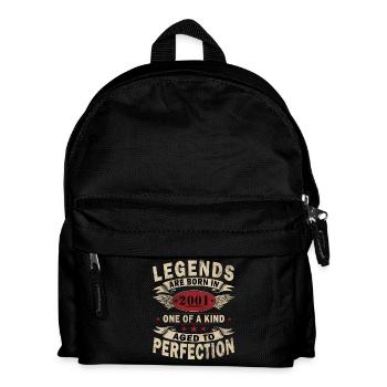 LEGENDE 2001, JAHRGANG 2001 - Kinder Rucksack - Schwarz - Vorne
