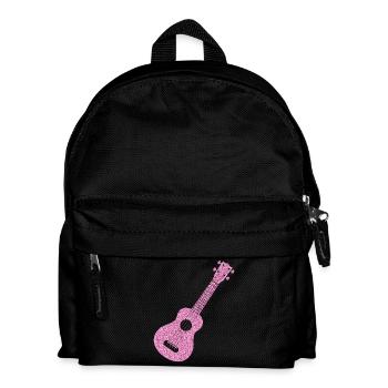 Hawaiian Ukulele Uke Diamonds - Kids' Backpack - black - Front