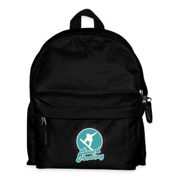 Réunion du conseil d’administration du snowboard - Sac à dos Enfant - noir - Devant
