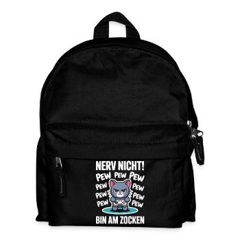 Courage Not I Gaming Cat Design - Sac à dos Enfant - noir - Devant