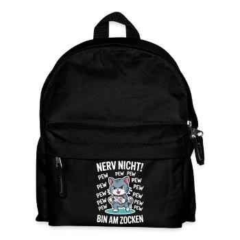 Courage Not I Gaming Cat Design - Sac à dos Enfant - noir - Devant