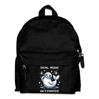 Seal mode on | Robbe Mood - Kids' Backpack - black - Front