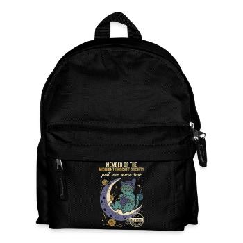 Midnight Crochet Society Nur noch eine Reihe Häkel - Kinder Rucksack - Schwarz - Vorne