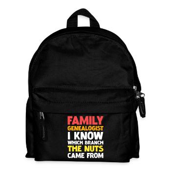 Dicton généalogique de la famille : Stammzweig Witz - Sac à dos Enfant - noir - Devant