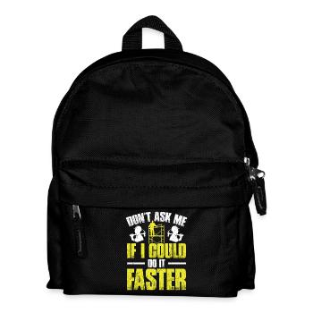  Scaffolder Trade Worker Construction Scaffolding - Kids' Backpack - black - Front
