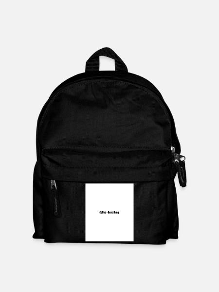 Kaffee Über Alles - Kinder Rucksack - Schwarz