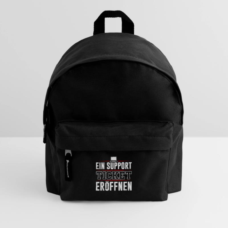 Coder OPEN A SUPPORT TICKET FUNNY Kids' Backpack