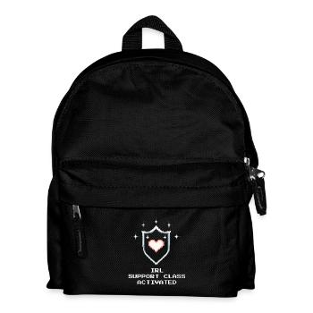 Support Class IRL | Solidité du travail social - Sac à dos Enfant - noir - Devant