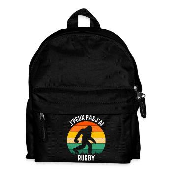Sasquatch Rugby Retro Sun - Kids' Backpack - black - Front