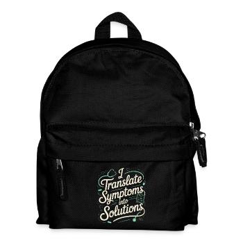 Nurse Practitioner I Translate Symptom Nursing - Kids' Backpack - black - Front