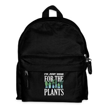 Les amateurs de plantes sont uniquement ici pour les plantes - Sac à dos Enfant - noir - Devant