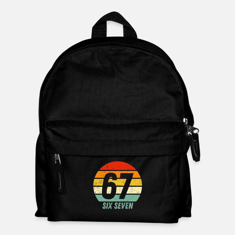 67 Six Seven - Kinder Rucksack - Schwarz