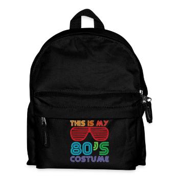 This is my 80's 80's Costume Costume - Kids' Backpack - black - Front