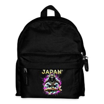 Cyber Samurai – Japan Krieger - Kinder Rucksack - Schwarz - Vorne