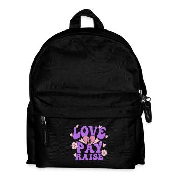 Caregiver Caregiver Geriatric Care Love Is My Pay Raise - Kids' Backpack - black - Front