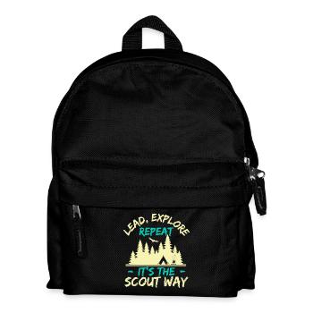 Girl Scout Leader Lead Explore Repeat Scout - Kinder Rucksack - Schwarz - Vorne