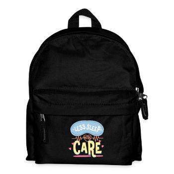 Caregiver Caregiver Elderly Care Less Sleep More Care - Kids' Backpack - black - Front