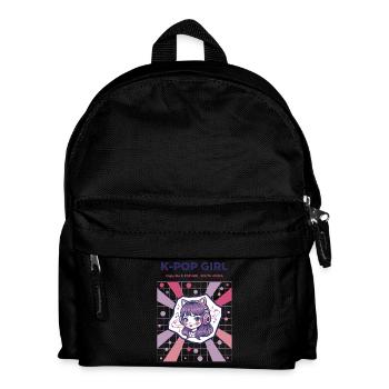 Fille K-Pop Profite de la Fille K-Pop Corée du Sud Coréenne - Sac à dos Enfant - noir - Devant