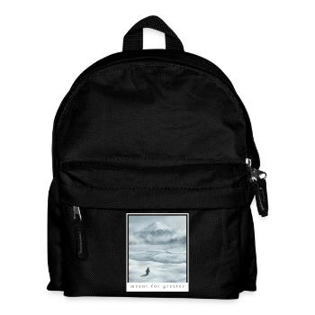 Penguin meant for greater - But Why - Kids' Backpack - black - Front