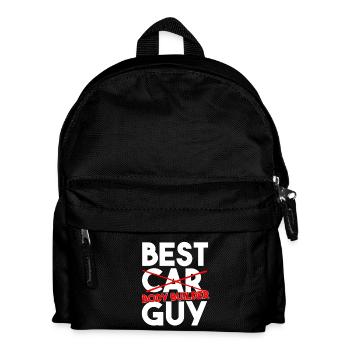 Best Car Body Builder Guy Funny Tradesman Slogan - Kids' Backpack - black - Front