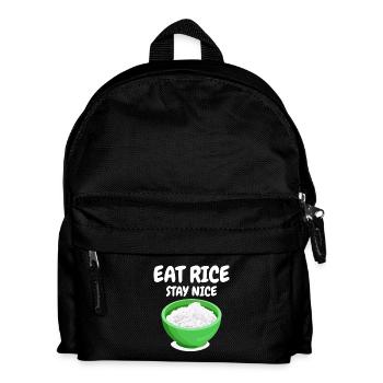 Rice International Cuisine Amateurs de riz - Sac à dos Enfant - noir - Devant