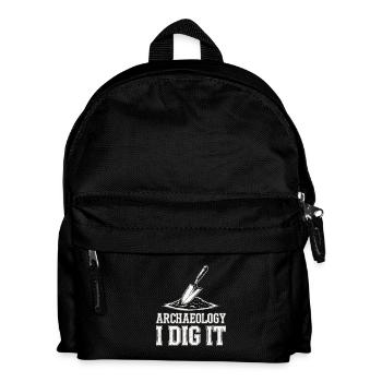 Archéologie Je creuse - Sac à dos Enfant - noir - Devant