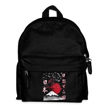 Japan Vintage Land of the Rising Sun - Kids' Backpack - black - Front