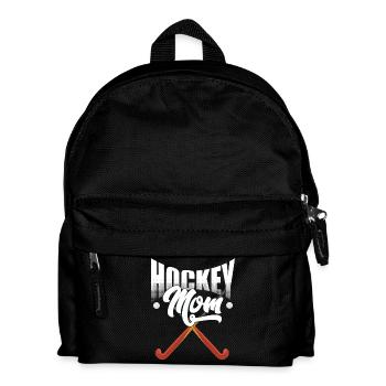 Feldhockey-Mama - Kinder Rucksack - Schwarz - Vorne