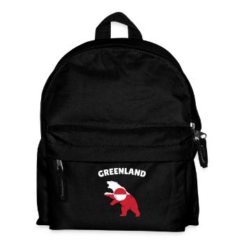 Ours arctique du Groenland - Sac à dos Enfant - noir - Devant