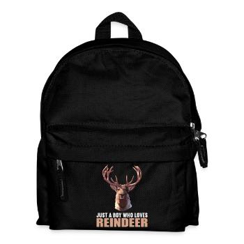 Reindeer Reindeer - Kids' Backpack - black - Front