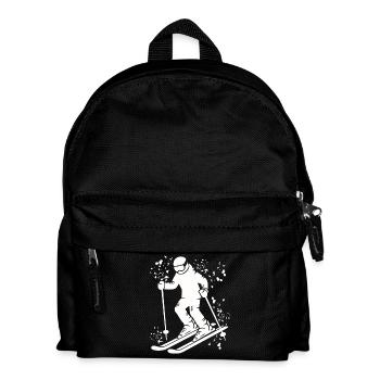Ski alpin Sports d’hiver Ski nordique - Sac à dos Enfant - noir - Devant