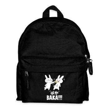 Baka Rabbit Slap Anime Funny Japanese Otaku - Kids' Backpack - black - Front