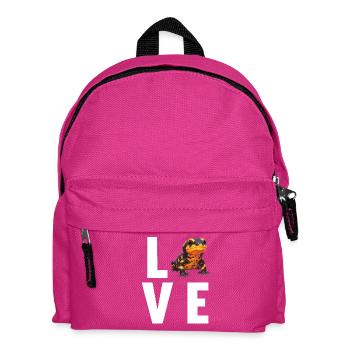 Feuersalamander Salamander - Kinder Rucksack - Fuchsia - Vorne
