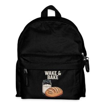 Sourdough Wake And Bake - Kids' Backpack - black - Front
