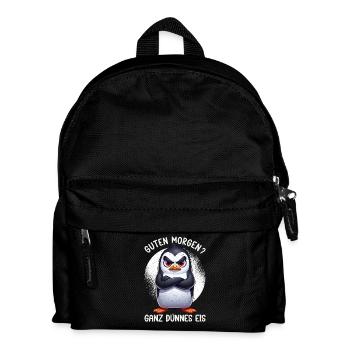 Bonjour, manchots de glace très minces, les endormis - Sac à dos Enfant - noir - Devant