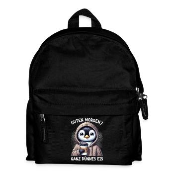 Bonjour, manchots de glace très minces, les endormis - Sac à dos Enfant - noir - Devant