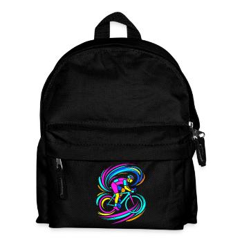 Cyclist - Kids' Backpack - black - Front