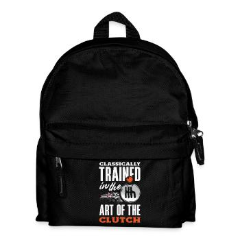 Voiture manuelle, entraînée classiquement - Sac à dos Enfant - noir - Devant