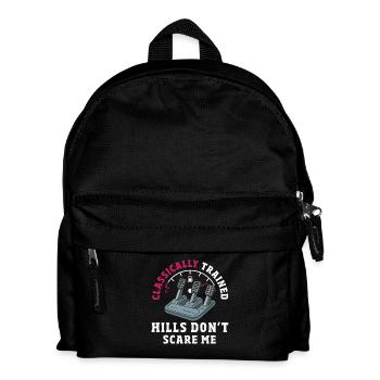 Voiture manuelle, entraînée classiquement - Sac à dos Enfant - noir - Devant