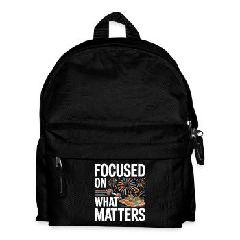 New Years Resolution Motivational Quotes - Kids' Backpack - black - Front