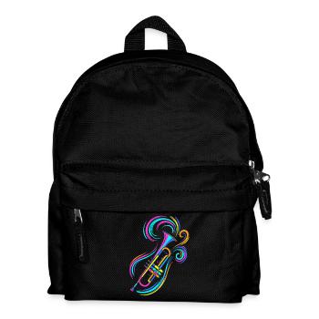 Trumpet - Kids' Backpack - black - Front