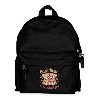Je ne peux pas supporter d’être sans toi, mon amour mignon - Sac à dos Enfant - noir - Devant