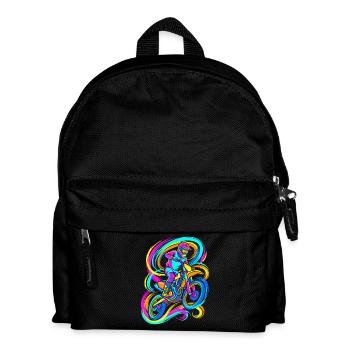 motocross riders - Kids' Backpack - black - Front