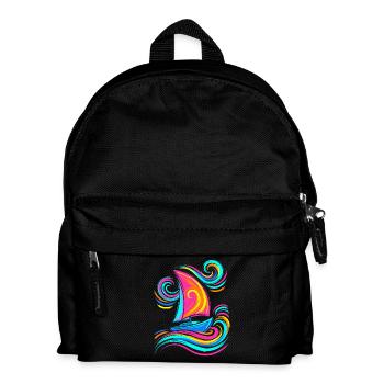 Voilier - Sac à dos Enfant - noir - Devant
