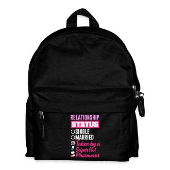 Relationship Status Pharmacist Pharmacy Technician - Kids' Backpack - black - Front